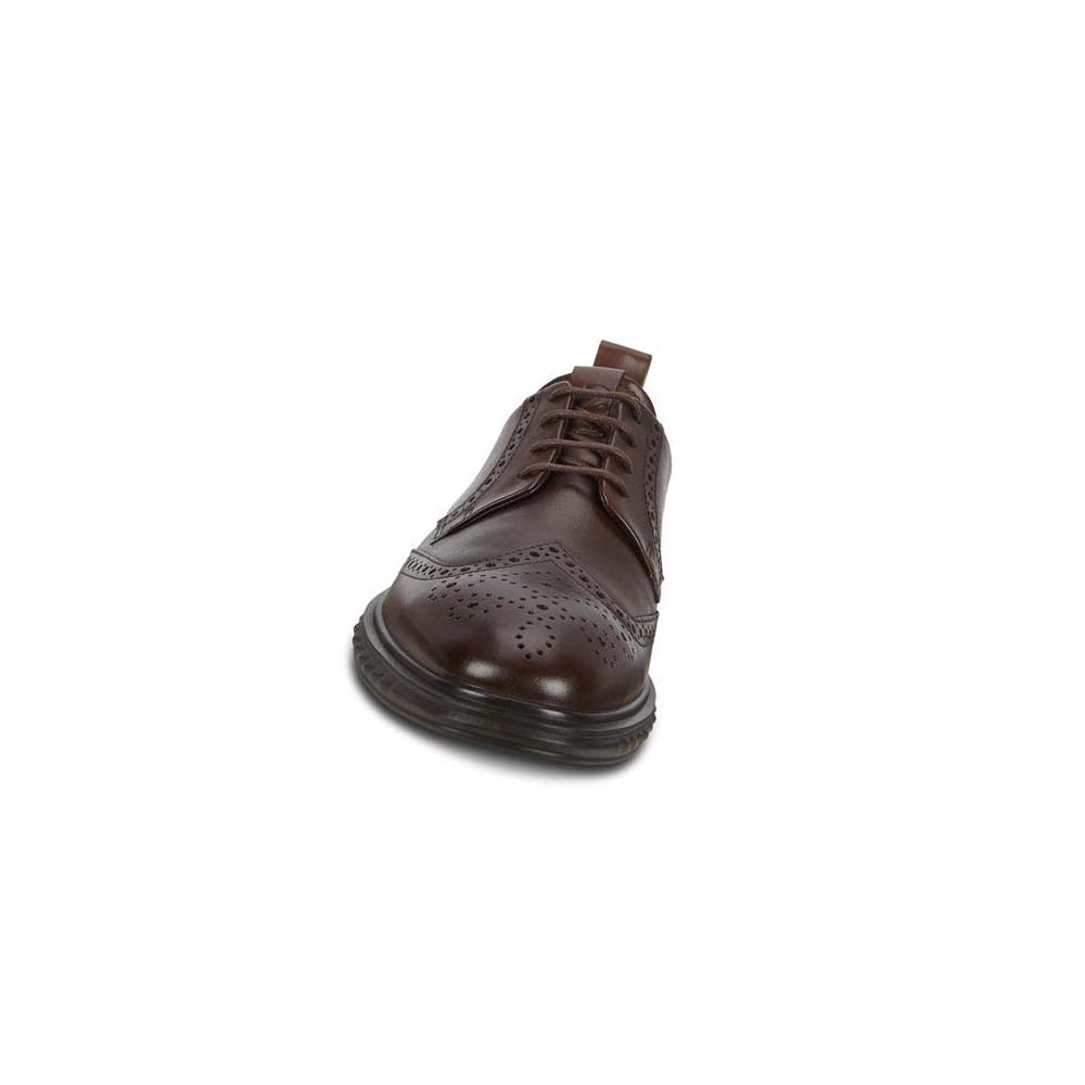 Ecco St.1 Hybrid Lite Wingtip Brogue Pensko Herre Brune | NO 530EBC